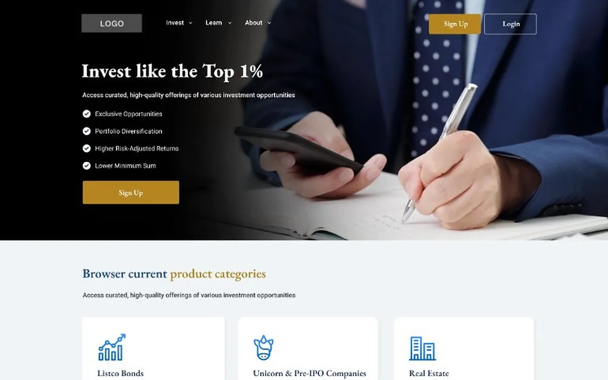 CapBridge landing page