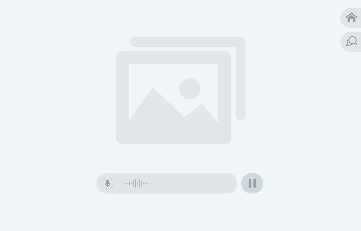 Low-fidelity wireframe 05: Recording in progress