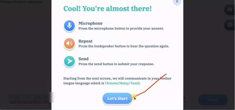 An exercise that ended after five AI responses.